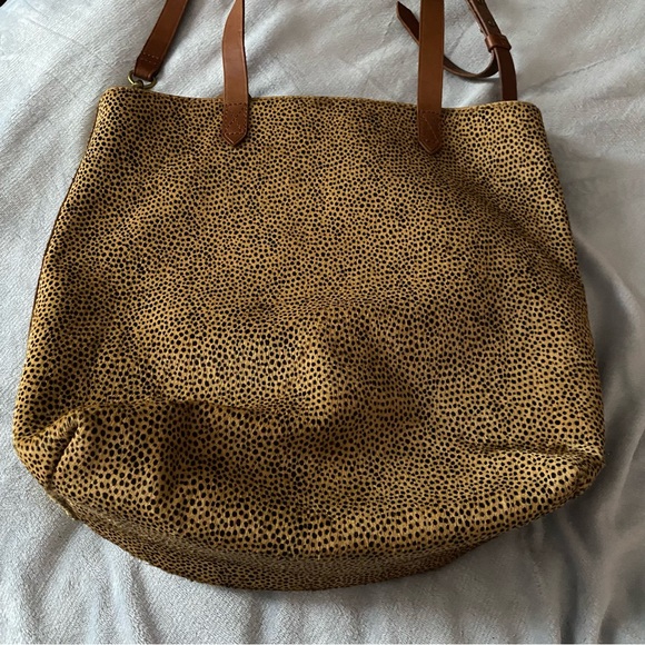 Madewell The Medium Transport printed calf hair bag - Picture 8 of 13